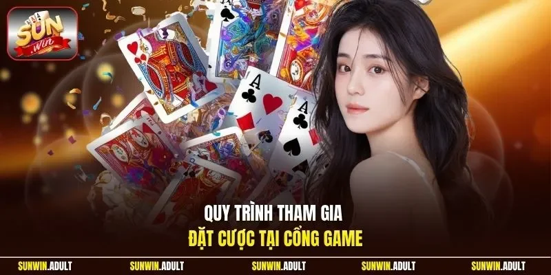 Quy trình tham gia đặt cược tại cổng game 