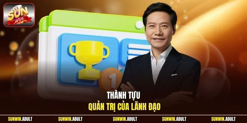 Thành tựu quản trị của lãnh đạo